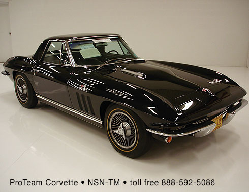 NSNTM1966 Corvette Convertible two tops 427425 hp 4 speed 