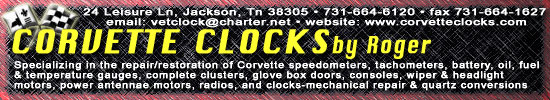 Corvette Clocks by Roger